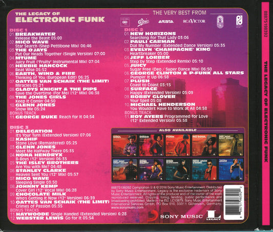Various : The Legacy Of Electronic Funk (3xCD, Comp)