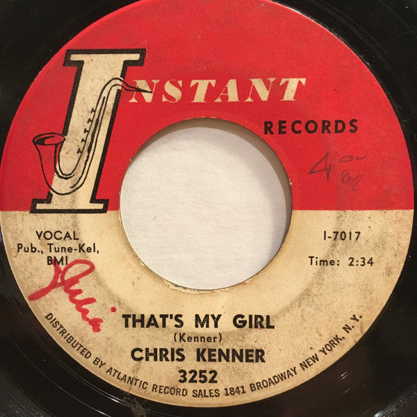 Chris Kenner : Land Of 1000 Dances / That's My Girl (7")