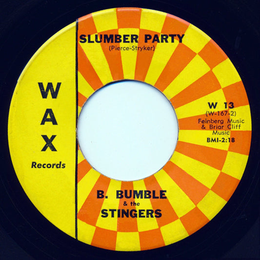 B. Bumble & The Stingers : Polly Wog / Slumber Party (7", Single)