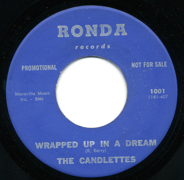 The Candlettes : Moments To Remember / Wrapped Up In A Dream (7", Single, Promo)
