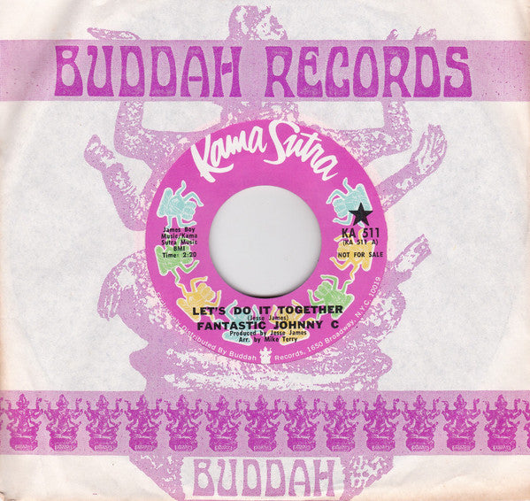 The Fantastic Johnny C : Let's Do It Together / Peace Treaty (7", Single, Promo, Styrene)