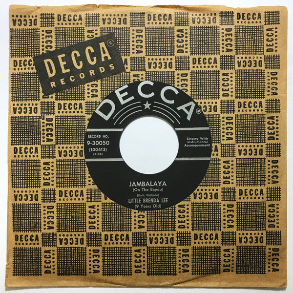 Brenda Lee : Jambalaya (On The Bayou) / Bigelow 6-200 (7", Single, Glo)
