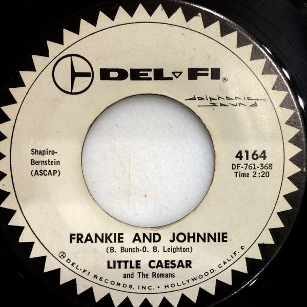 Little Caesar & The Romans : Hully Gully Again (7")