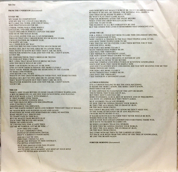 Tony Banks : A Curious Feeling (LP, Album, 56 )
