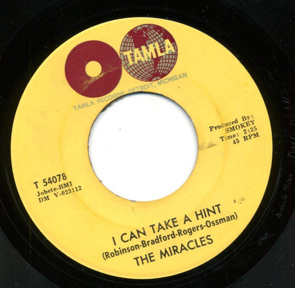 The Miracles : A Love She Can Count On (7", Single)