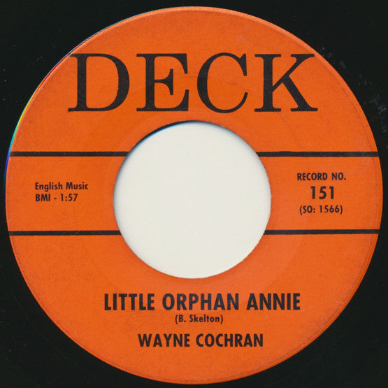 Wayne Cochran : Monkey Monkey (You Do It Like This) / Little Orphan Annie (7", Single)