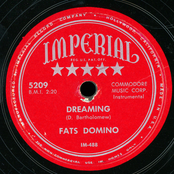 Fats Domino : How Long / Dreaming (10")