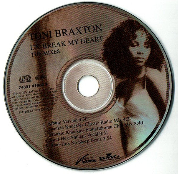 Toni Braxton : Un-Break My Heart (The Mixes) (CD, Single, CD2)