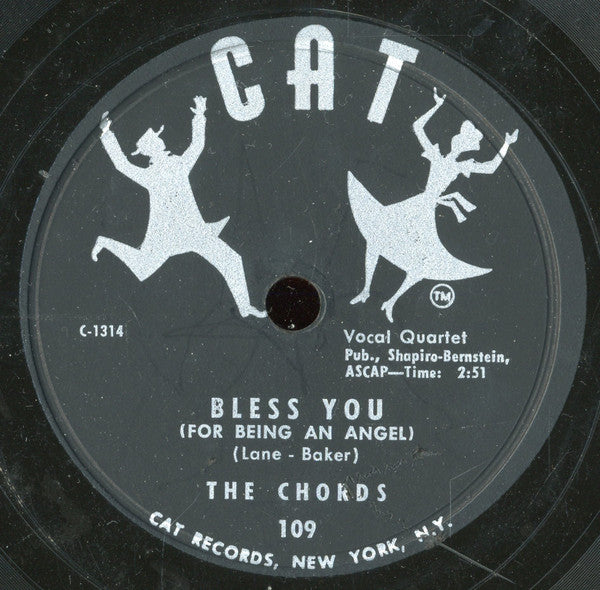 The Chords : Zippity Zum (I'm In Love) / Bless You (For Being An Angel) (10")