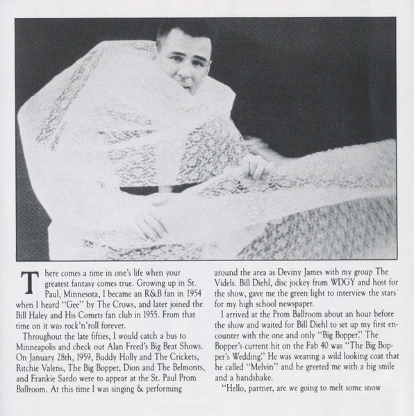 Big Bopper : Hellooo Baby! The Best Of The Big Bopper 1954 - 1959 (CD, Comp, RE, RP)