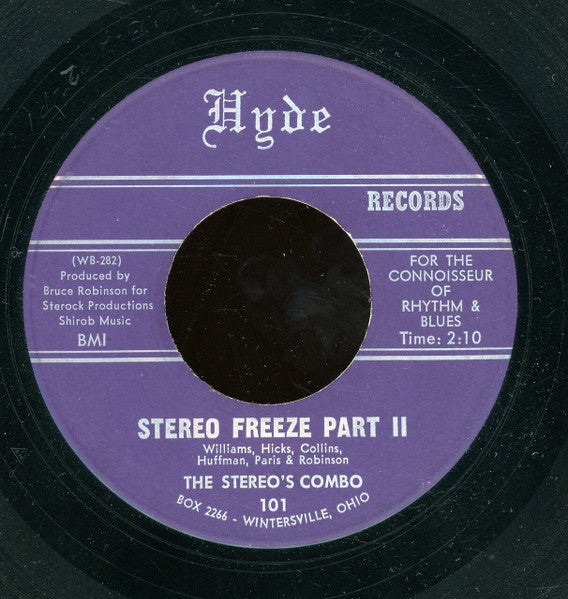 The Stereos : Stereo Freeze Part I / Stereo Freeze Part II (7")