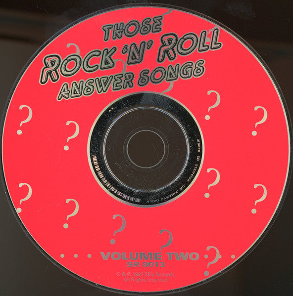 Various : Those Rock 'n' Roll Answer Songs - Vol 2 (CD, Comp)