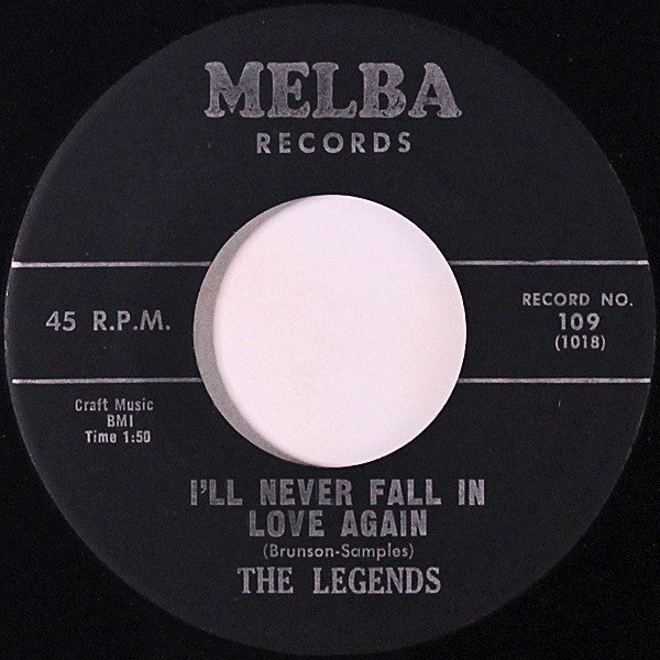 The Legends (8) : The Eyes Of An Angel (7")