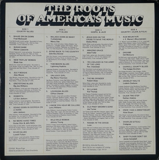 Various : The Roots Of America's Music (2xLP, Comp)