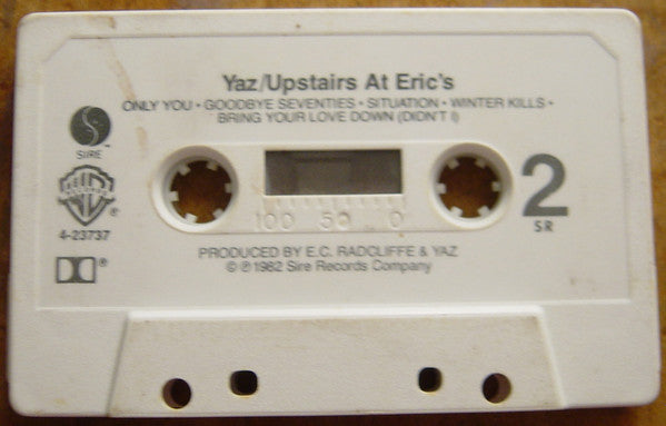 Yazoo : Upstairs At Eric's (Cass, Album, RE, SR,)