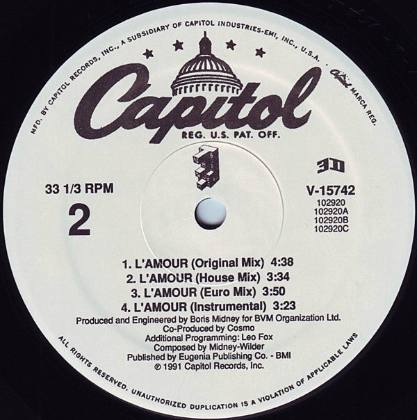 3D (14) : You Ain't All That / L'Amour (12", Single)