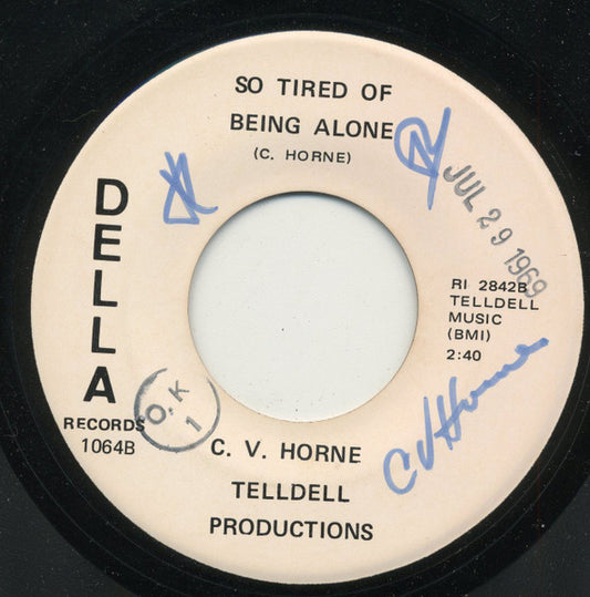 C.V. Horne : Forgive And Forget (7", Single)