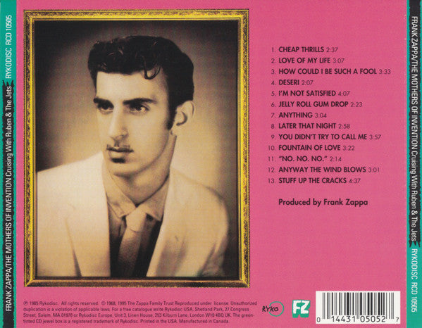 Frank Zappa / The Mothers : Cruising With Ruben & The Jets (CD, Album, RE, RM)