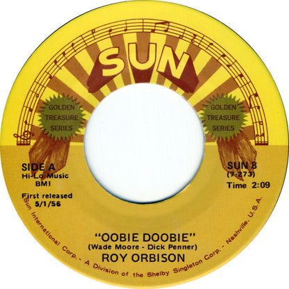 Roy Orbison : Ooby Dooby / Go! Go! Go! (Move On Down The Line) (7", Single, RE)