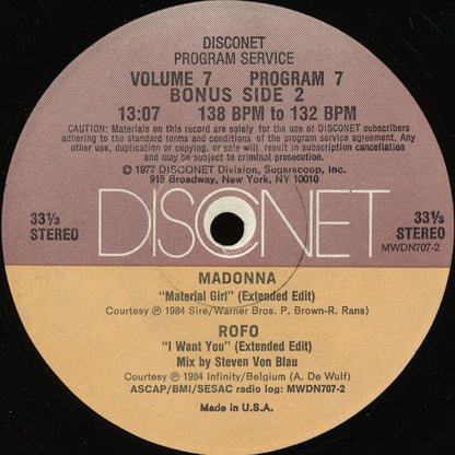 Various : Volume 7 Program 7 (2x12")