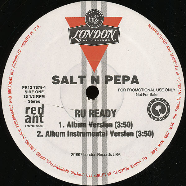 Salt 'N' Pepa : R U Ready (12", Promo)