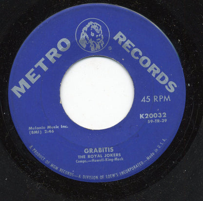 The Royal Jokers (2) : Sam's Back / Grabitis (7", Single)