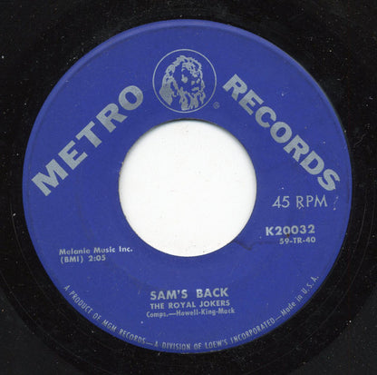 The Royal Jokers (2) : Sam's Back / Grabitis (7", Single)