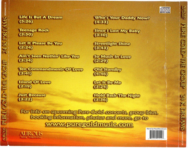 Pure Gold (9) : 24K Dreams (CD, Album)