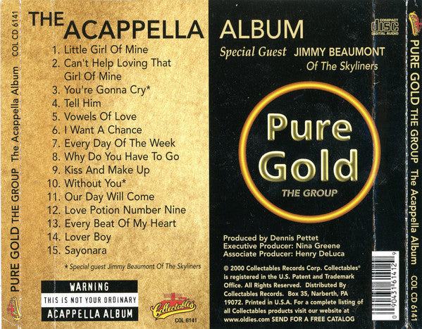 Pure Gold (9) : The Acapella Album (CD, Album)