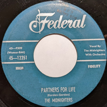 The Midnighters : Partners For Life / Sweet Mama, Do Right (7")