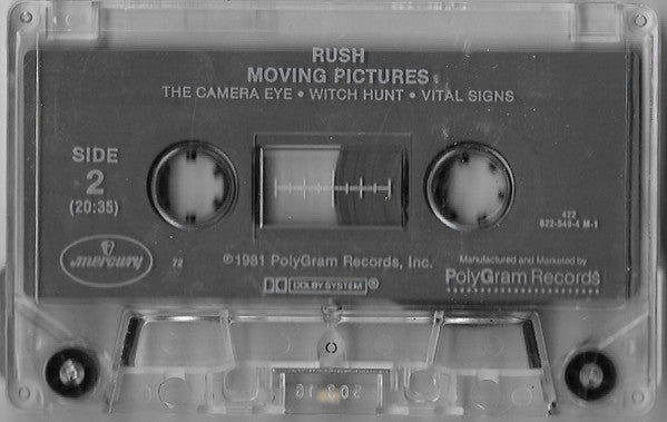 Rush : Moving Pictures (Cass, Album, 72,)