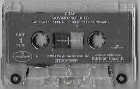 Rush : Moving Pictures (Cass, Album, 72,)