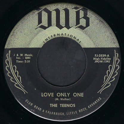 The Teenos : Love Only One (7")