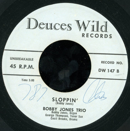 Bobby Jones Trio : Am I Blue (7")