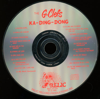 The G-Clefs : Ka-Ding-Dong (CD, Mono)