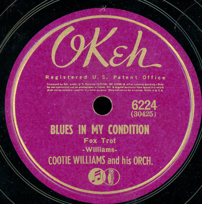 Cootie Williams And His Orchestra : Ain't Misbehavin' / Blues In My Condition (Shellac, 10")