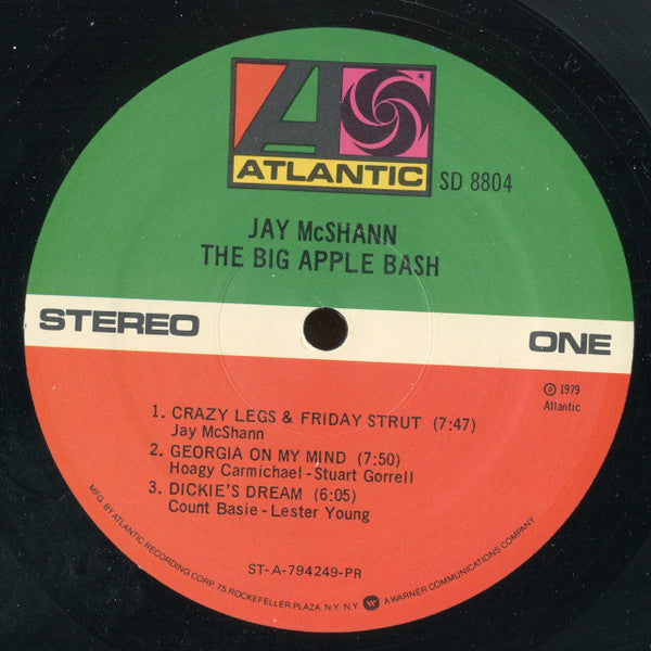 Jay McShann : The Big Apple Bash (LP, Album, PR )