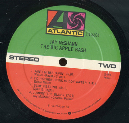 Jay McShann : The Big Apple Bash (LP, Album, PR )