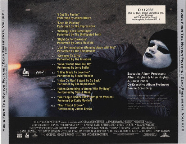 Various : Dead Presidents - Volume II - Music From The Motion Picture (CD, Album, Comp, Club)