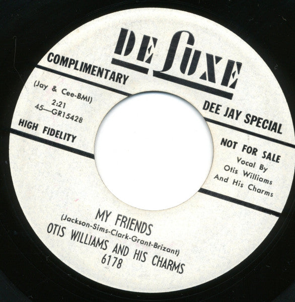 Otis Williams & The Charms : The Secret / My Friends (7", Single, Promo)