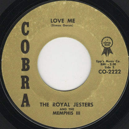 The Royal Jesters and  The Memphis III : Let's Kiss And Make Up / Love Me (7", Single, Styrene, Mon)