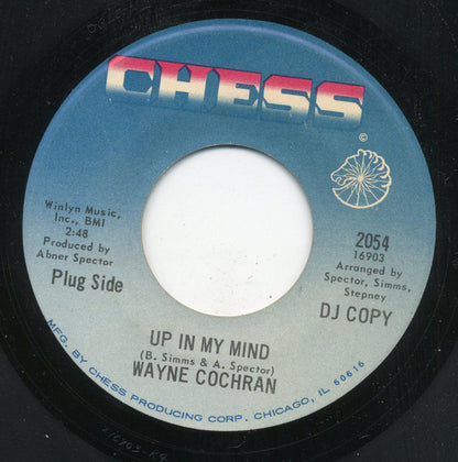 Wayne Cochran : Up In My Mind / You Can't Judge A Book By The Cover (7", Promo)
