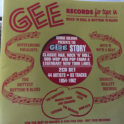 George Goldner : The Gee Story (Classic R&B, Rock 'N' Roll, Doo-Wop And Pop From A Legendary New York Label) (2xCD, Comp, RM)