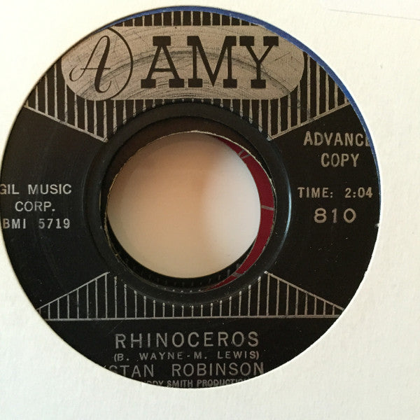 Stan Robinson (3) : Can She Give You Fever / Rhinoceros (7", Single, Promo, Styrene)