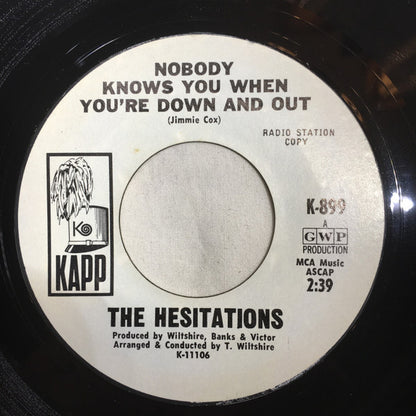 The Hesitations : The Impossible Dream (7", Promo, Styrene)