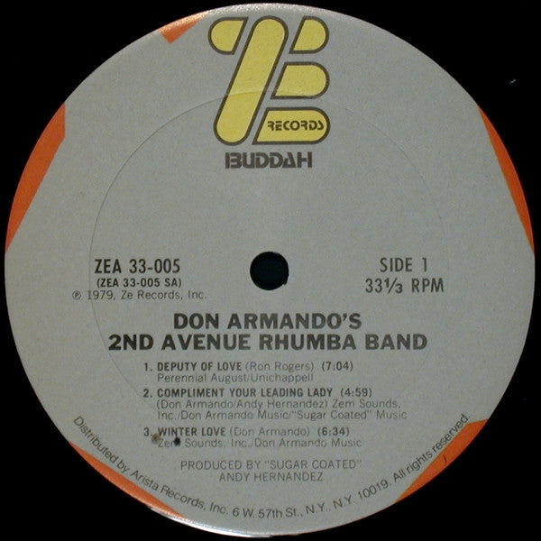Don Armando's Second Avenue Rhumba Band : Don Armando's 2nd Avenue Rhumba Band (LP, Album)