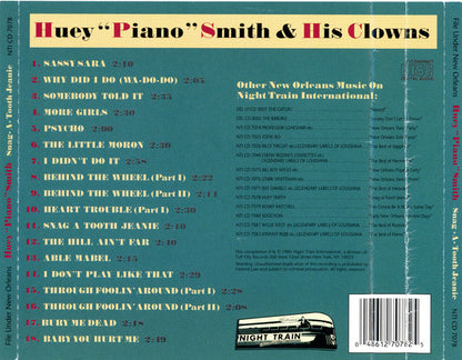 Huey "Piano" Smith & His Clowns : Snag-A-Tooth Jeanie (CD, Comp)