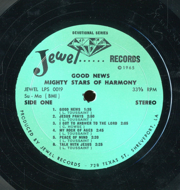 Mighty Stars Of Harmony : Good News (LP, Album)