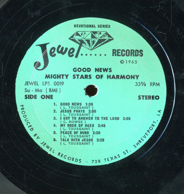 Mighty Stars Of Harmony : Good News (LP, Album)