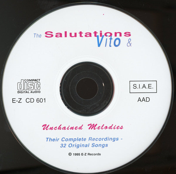 Vito & The Salutations : Unchained Melodies Their Complete Recordings 32 Original Songs (CD, Comp, Mono)